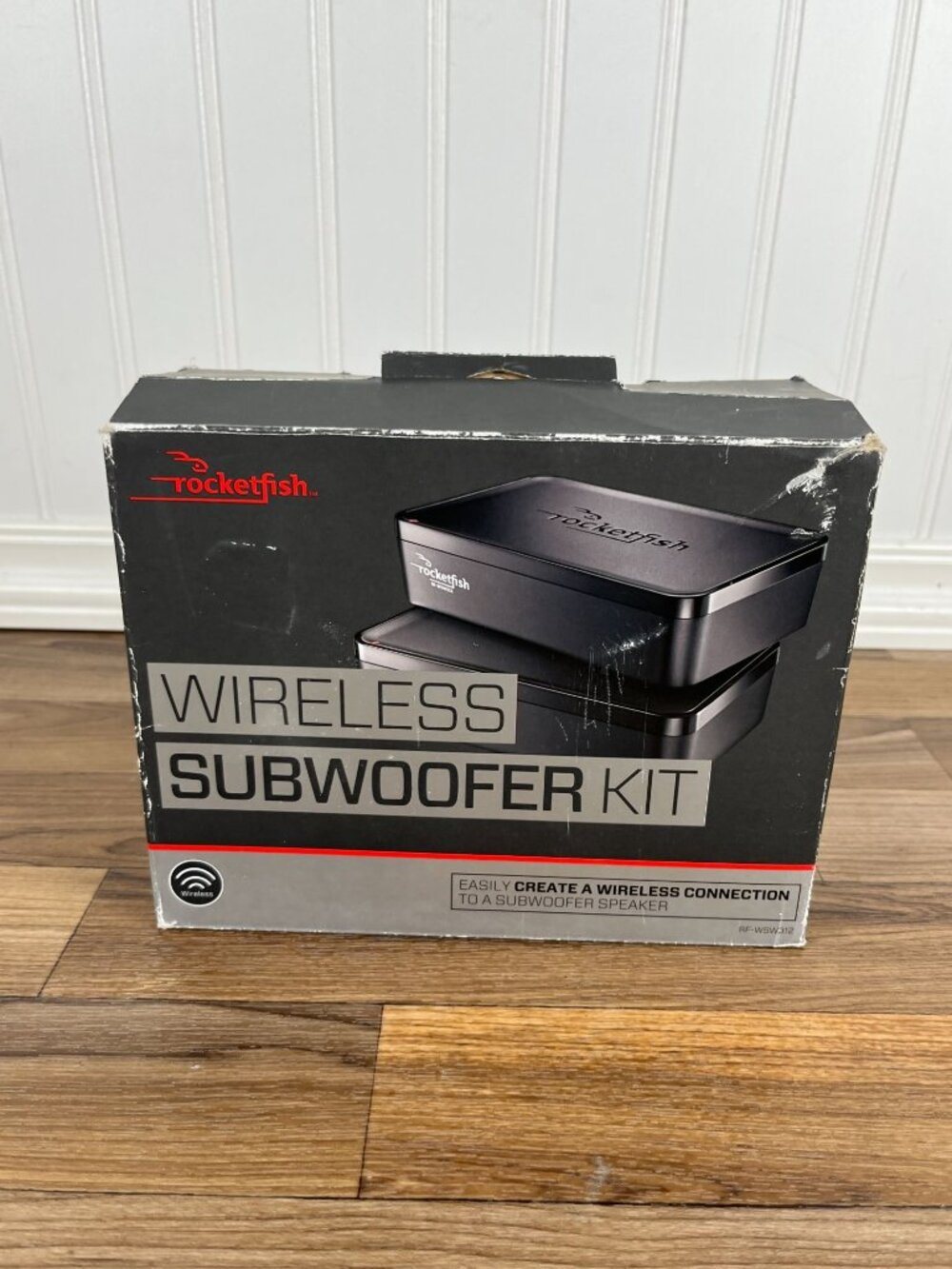 Rocketfish Wireless Subwoofer Sender/Receiver Kit Complete RF-WSW312 W/ Box